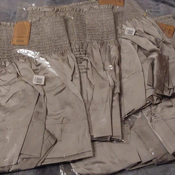 NATURAL LIFE Lavender and Grey Satin Ruffled Shorts - Bundle Any Two For $20 - Picture 4 of 8